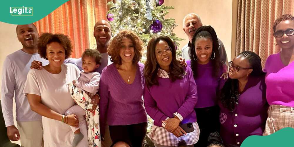 Mbatha celebrates Christmas with Winfrey Oprah and her family