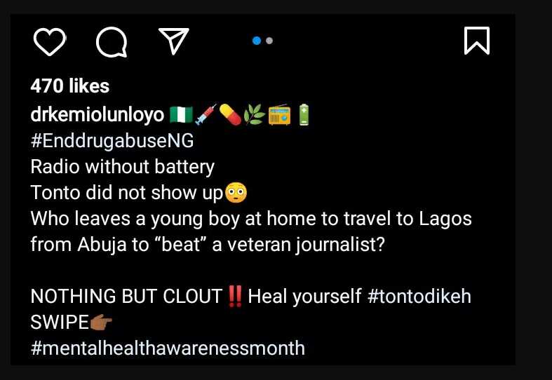 Radio without battery: Drama as Kemi Olunloyo drags Tonto Dikeh, says actress failed to show up