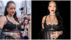 Daring maternity fashion: Rihanna's sheer Dior dress sparks mixed reactions among internet users