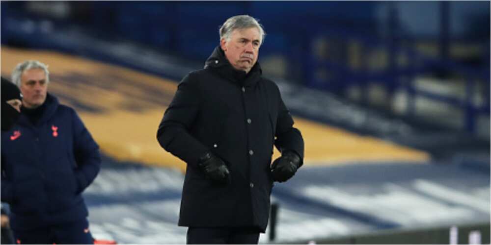 Ancelotti's reaction to Everton's extra-time winner against Tottenham did not come as a surprise