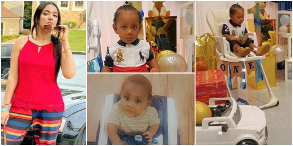 Gifty celebrates son at 1