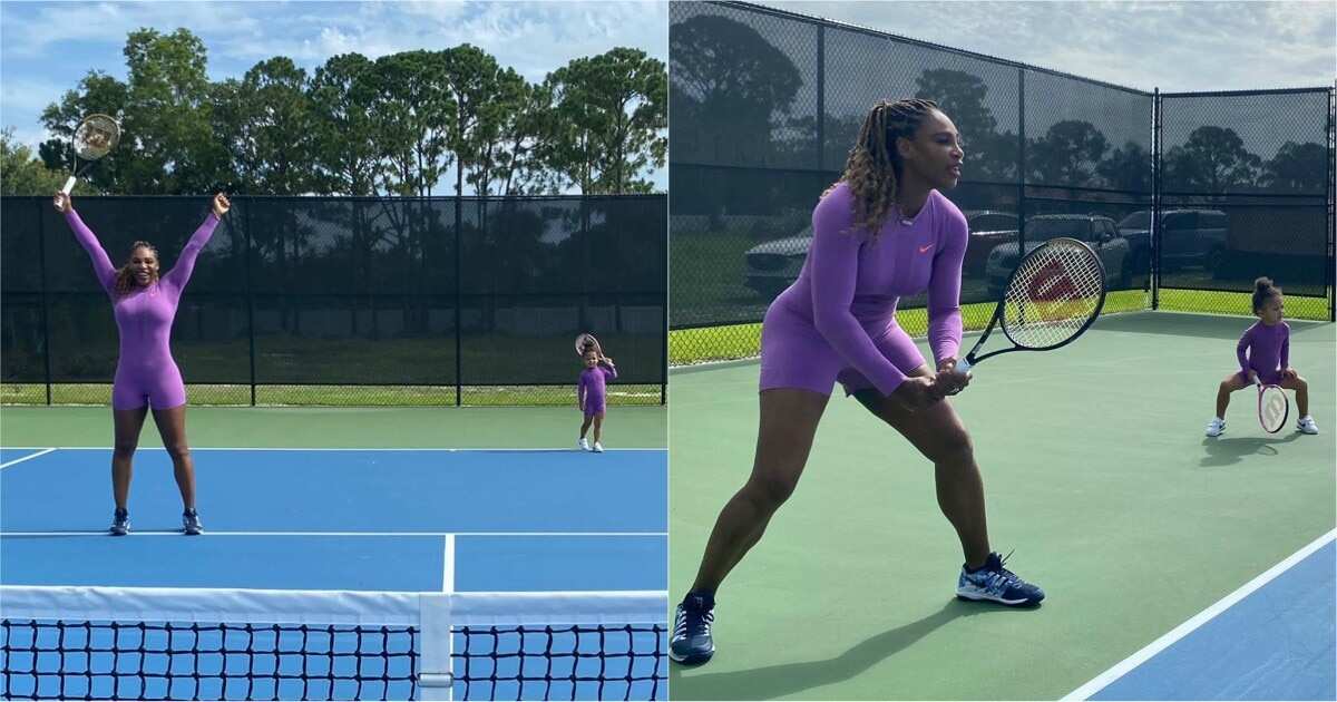 serena williams purple tennis dress