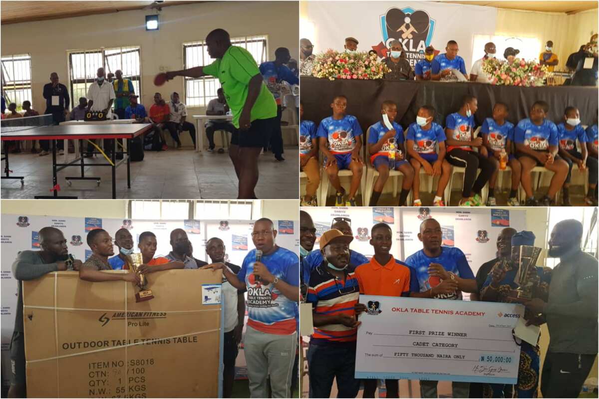 Lagos lawmaker put smiles on constituents, splashes cash, gifts on winners of OKLA tennis competition