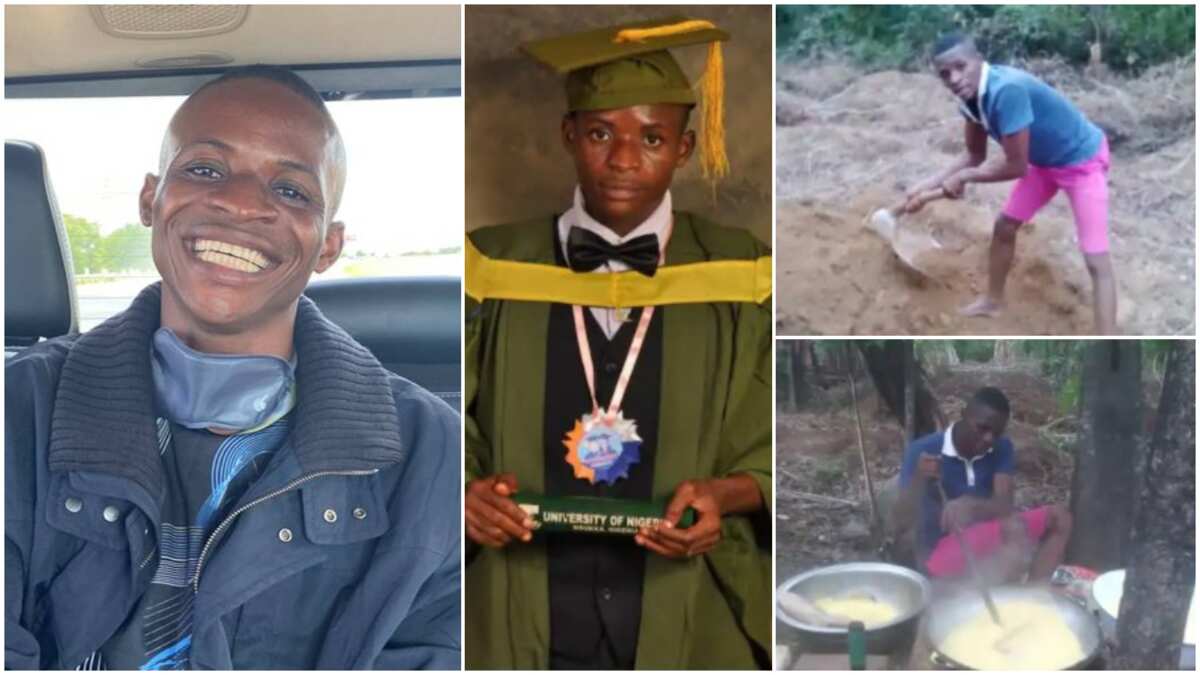 First class mathematics graduate who became a cassava farmer to survive in Nigeria finally relocates to US