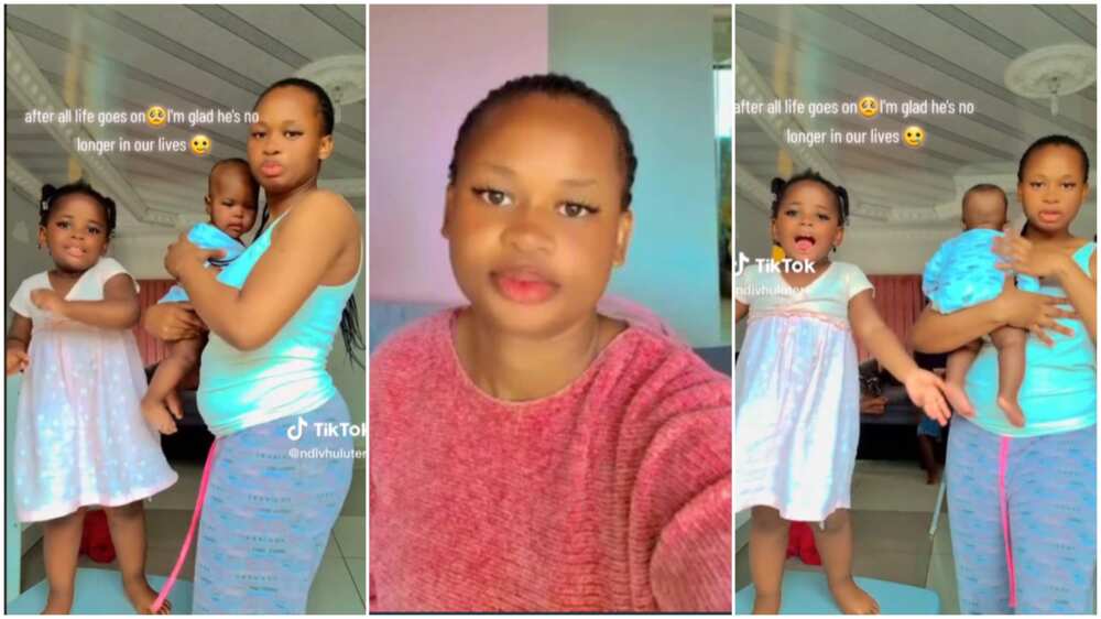 Single motherhood/lady happy husband left. Single motherhood/lady happy husband left.