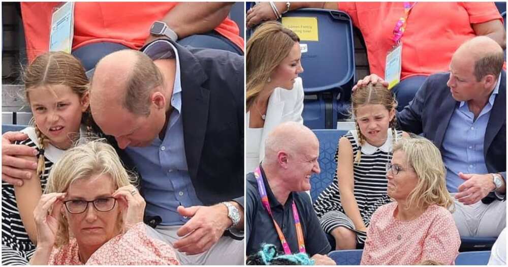 Prince William Lovingly Comforts Daughter after Growing Restless at Commonwealth Games.