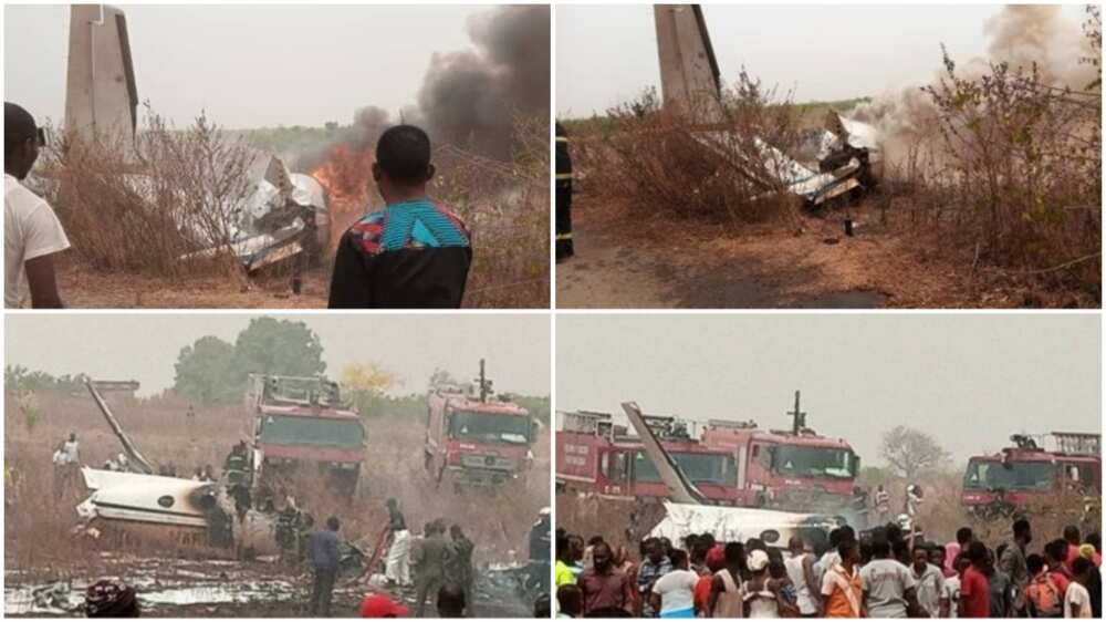 Nigerians react, mourn 7 people who died as military plane crashes in Abuja
