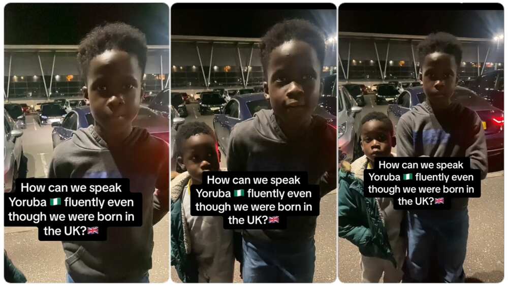 Photo of two Nigerian boys in UK