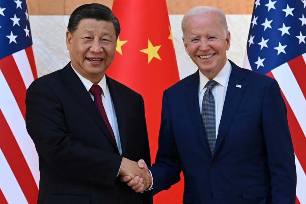 Talks between Xi Jinping (L) and Joe Biden were descibed by China as 'new starting point' as the two sides look to wind down tensions