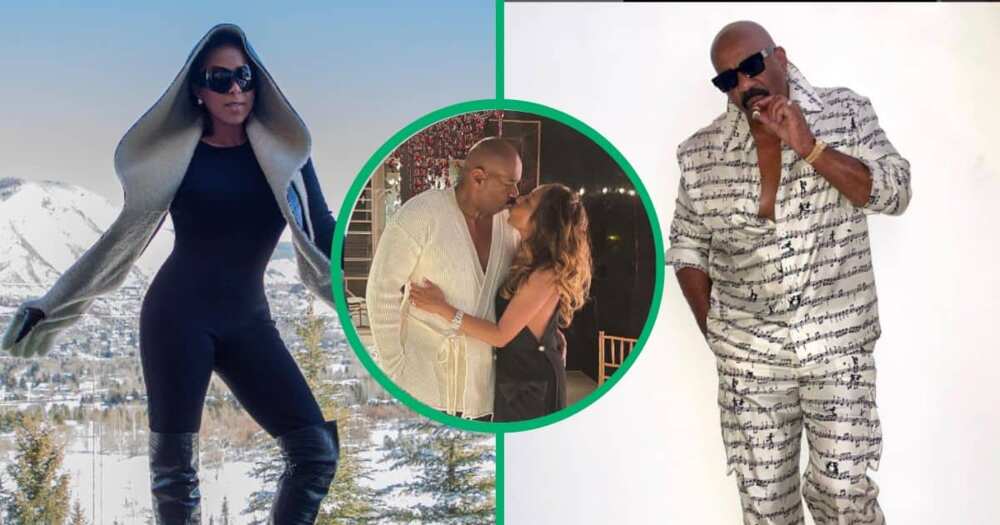 Steve Harvey’s Wife Marjorie Hints at Cheating on Him With a Pool Bo