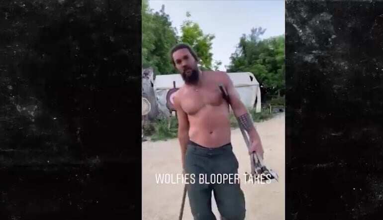 Game of Thrones actor Jason Momoa's shirtless moment while teaching son thrills fans