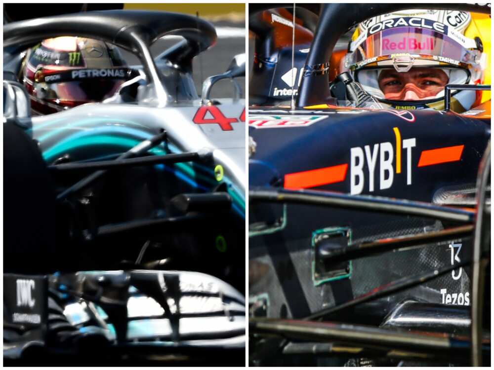 Hamilton et Verstappen