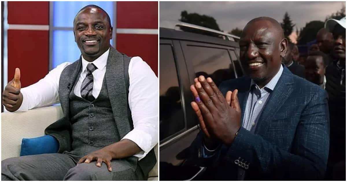 Akon sends lovely congratulatory message to Kenyan president elect William Ruto