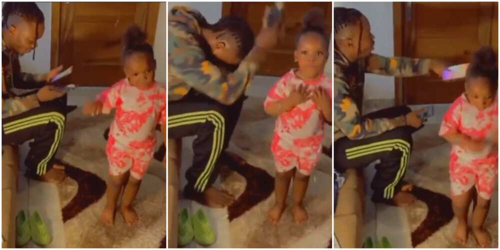 Sweet Reactions as Naira Marley Finally Meets 4-Year-Old Girl in Viral ...