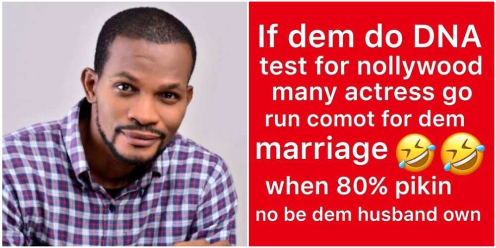 Actor Uche Maduagwu Claims 80% of Nigerian Actresses Have Illegitimate Children for Their Husbands