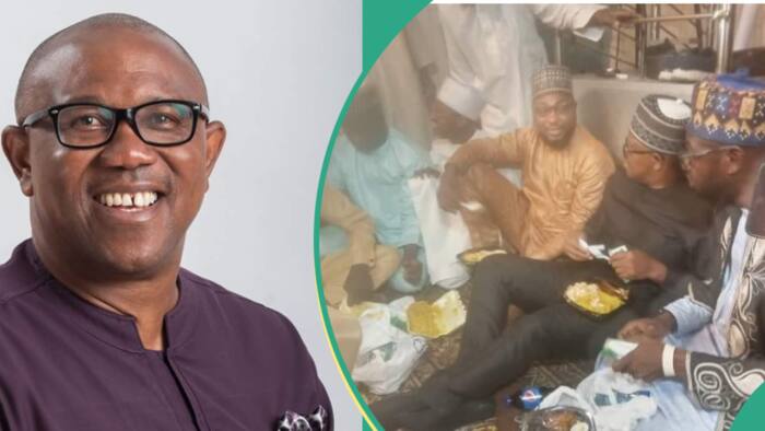 Ramadan: Peter Obi visits popular mosque in Kano, breaks fast with Muslims, videos emerge