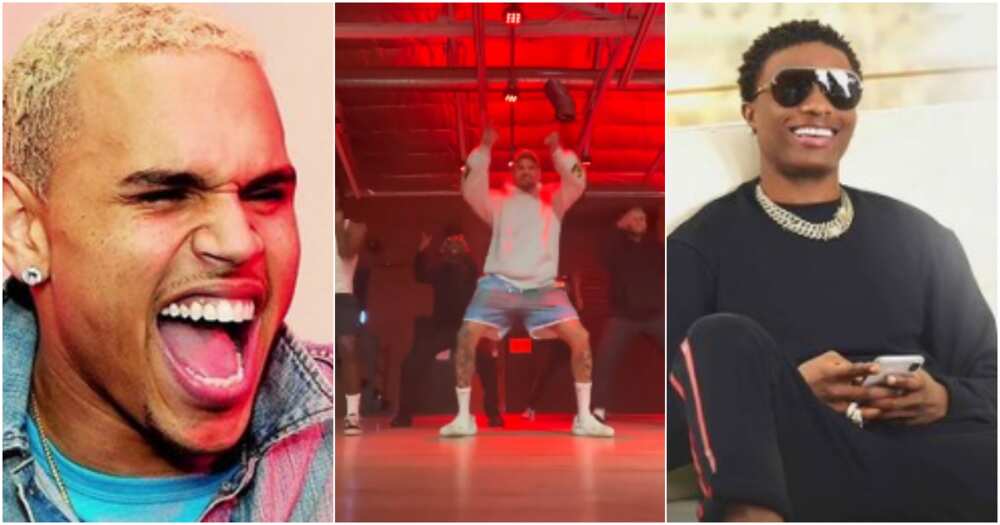 Chris Brown Teases WizKid Breezy Collab While Showing Off His Dance Moves