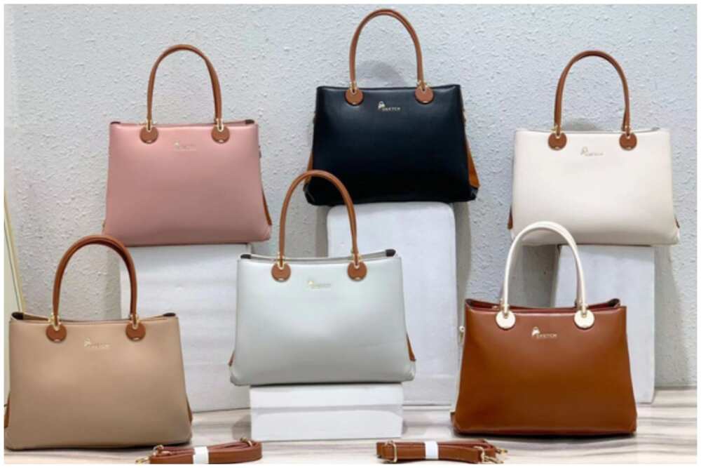 Leather formal women's handbags