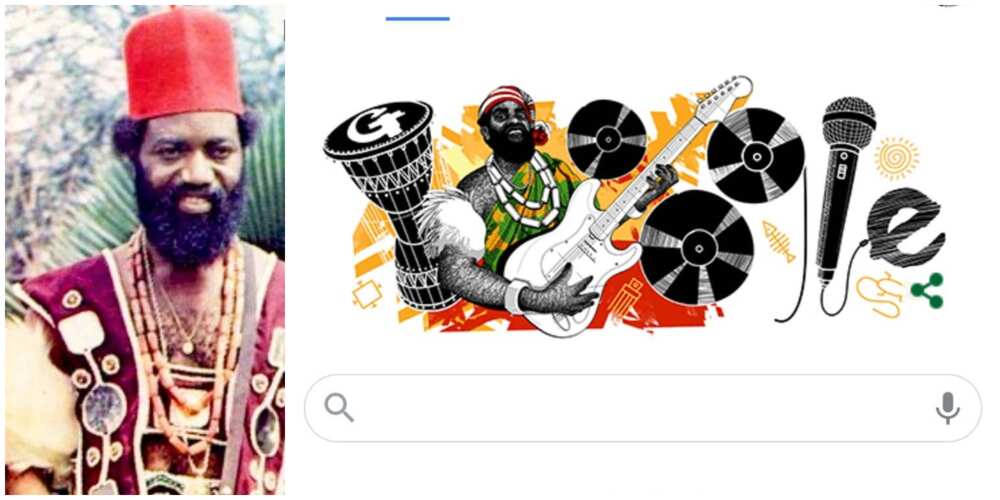 Oliver De Coque: Google Celebrates Late Musician's Posthumous Birthday with Doodle Designed by Nigerian Artist