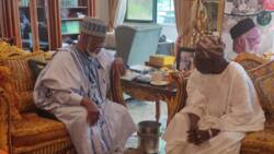 Obasanjo speaks on special presidential candidate as he visits Abdulsalami, Babangida in Niger