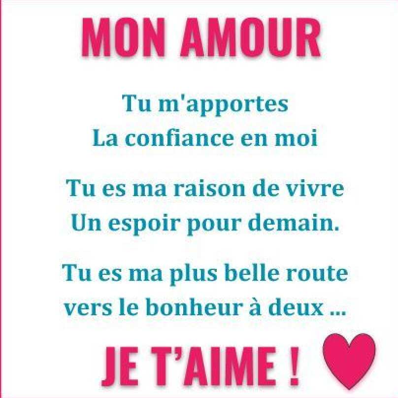 sms d'amour