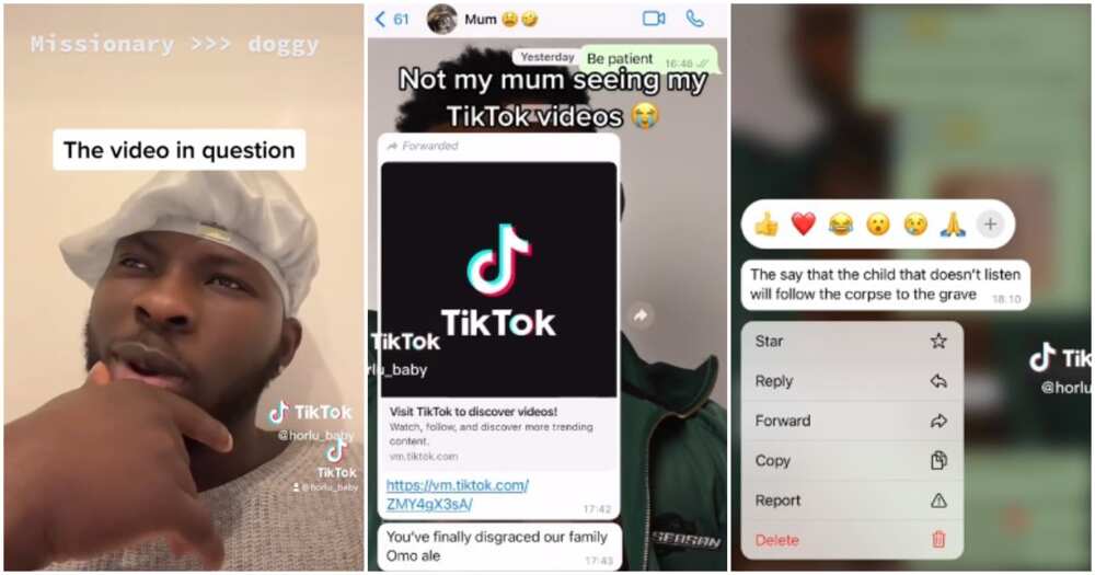 Nigerian mum, TikTok video, son
