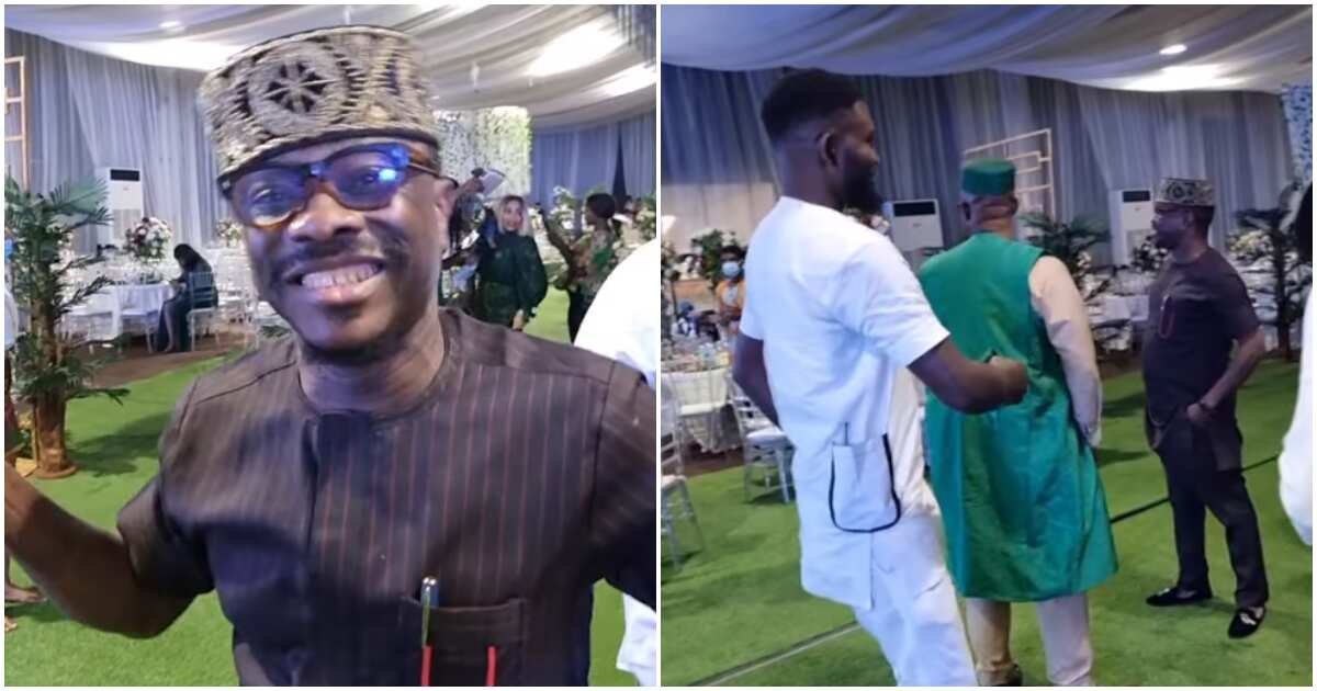 Sickness for where? Julius Agwu rumoured to be on dying bed parties hard at Rita Dominic's wedding in video