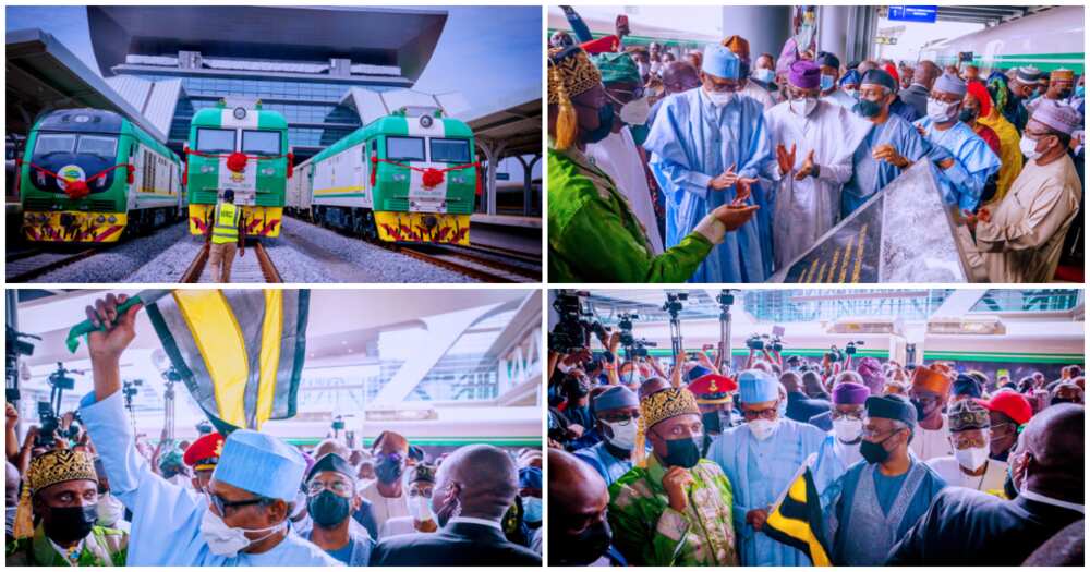 Buhari Flags Off Lagos-Ibadan Rail