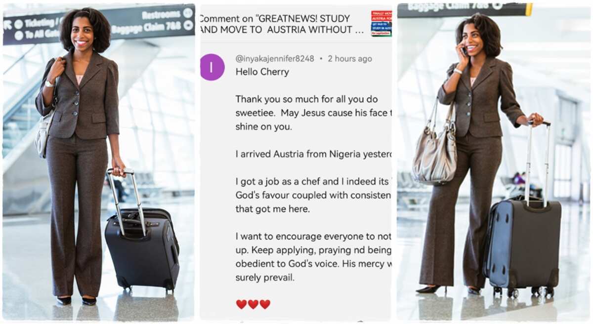 Read how this Nigerian lady got a job in Austria, you will be inspired