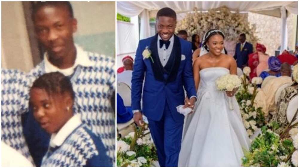 A collage showing the couple.
Photo source: Twitter/@femiiiiiii A collage showing the couple.
Photo source: Twitter/@femiiiiiii