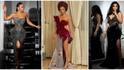 For the love of slits: 8 times Toke Makinwa proved thigh-high openings were made for her