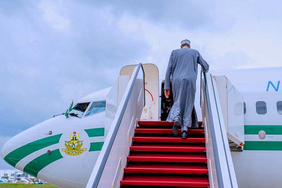 Buhari departs Abuja for Russia ahead of  summit