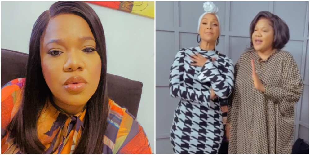 Toyin Abraham and LisaRaye McCoy