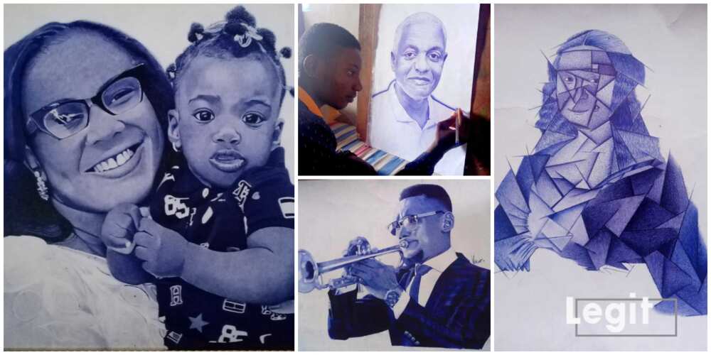 Victor Obot: Young Nigerian Man who Captures 
Beautiful Lasting Moments and Memories with Just His Biro