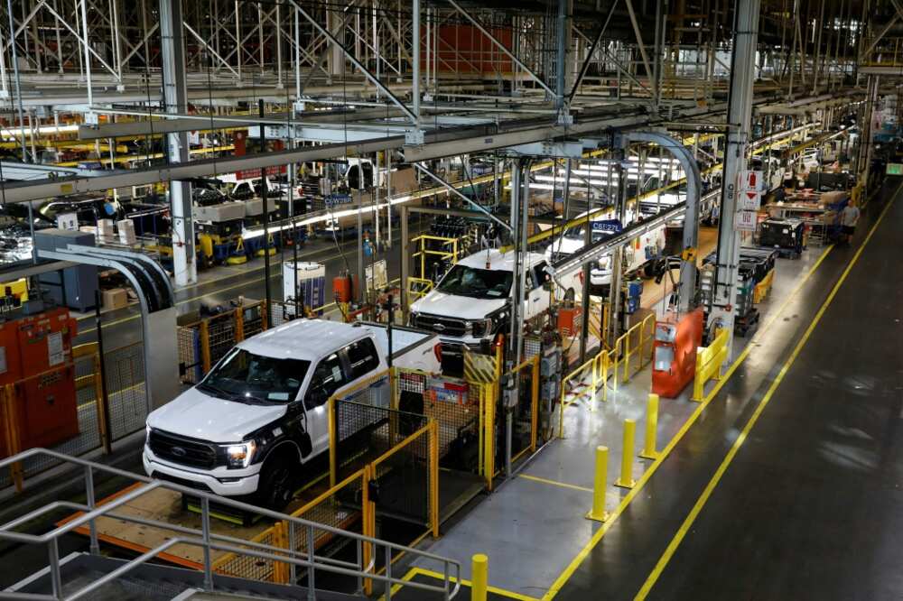 Fuel powered F-150 trucks under production