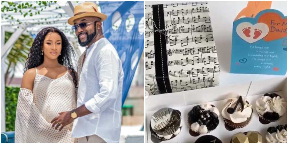 Adesua surprises hubby with Father's Day gift