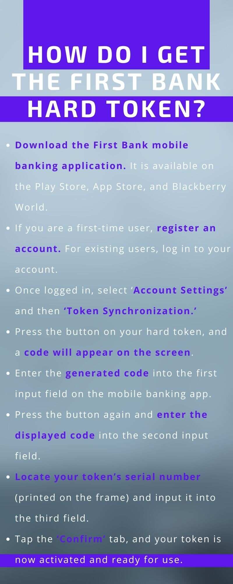 Soft Token Authentication User Guide — Fidelity Bank