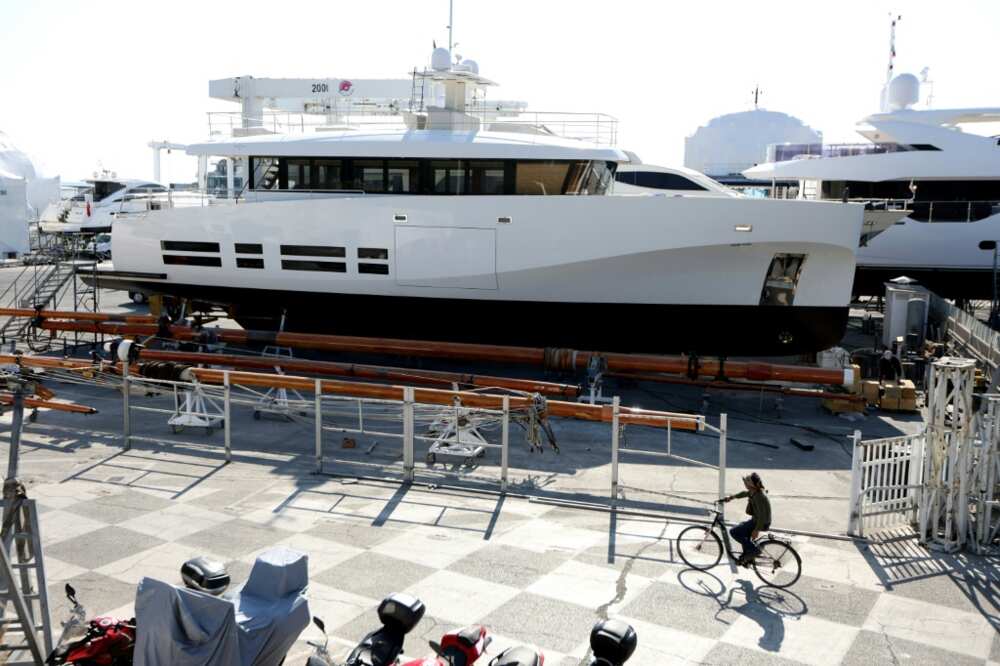 One of the two yachts belonging to Kuzmichev seized by France as part of sanctions