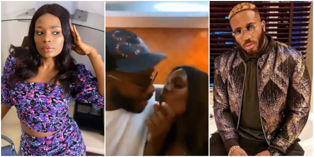 BBNaija star Kaisha reacts to report of Kiddwaya kissing her in viral video