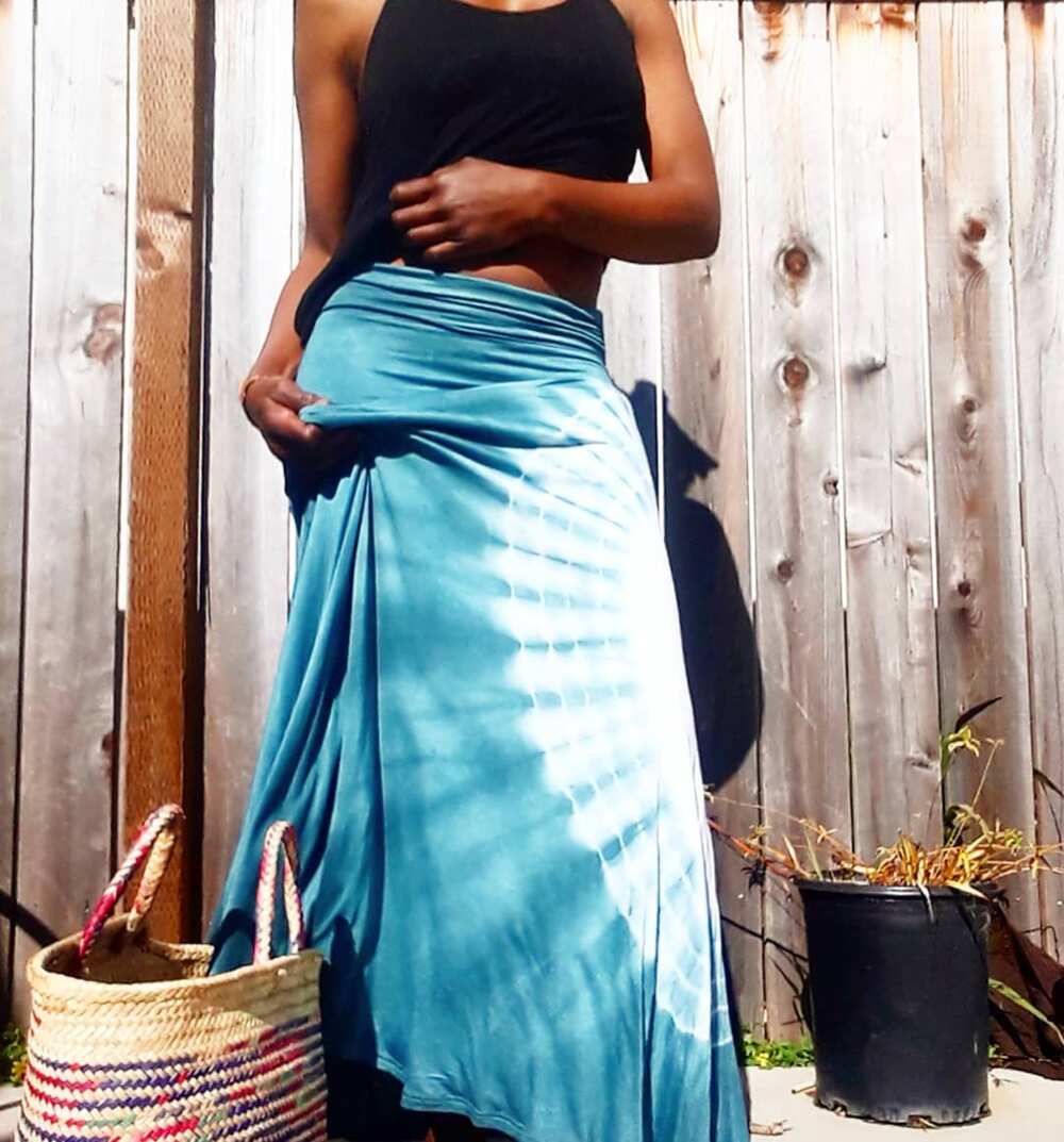 Types of tie and dye: skirt designs Types of tie and dye: skirt designs