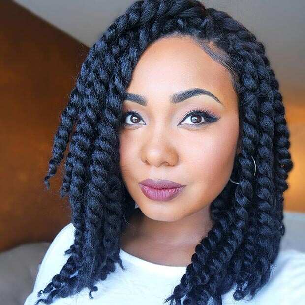 Big twist braids hairstyles for real fashionistas - Legit.ng