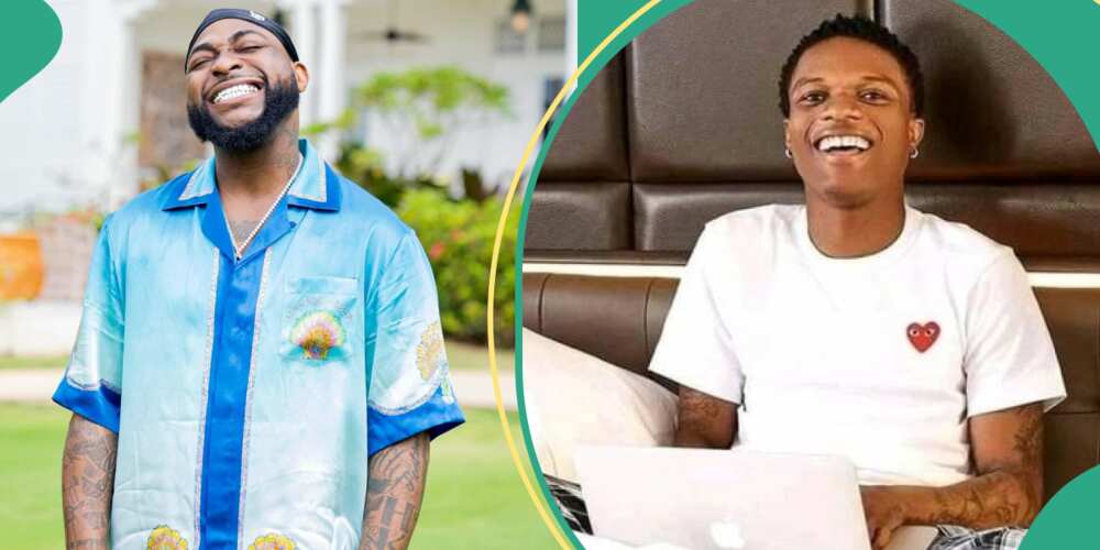 Davido fights back as he enters his comment section to tackle a Wizkid fan.