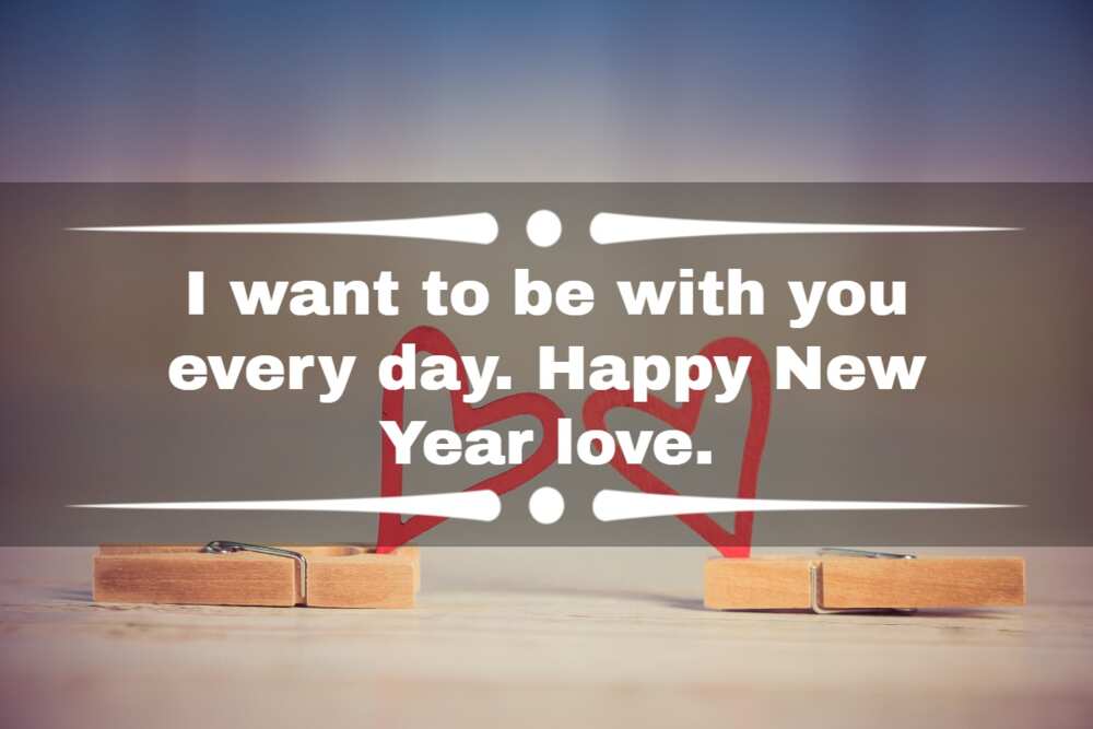 Happy New Year to my love Happy New Year to my love