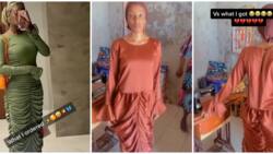 What I ordered: Lady shares video of dress she got from her tailor, internet users react