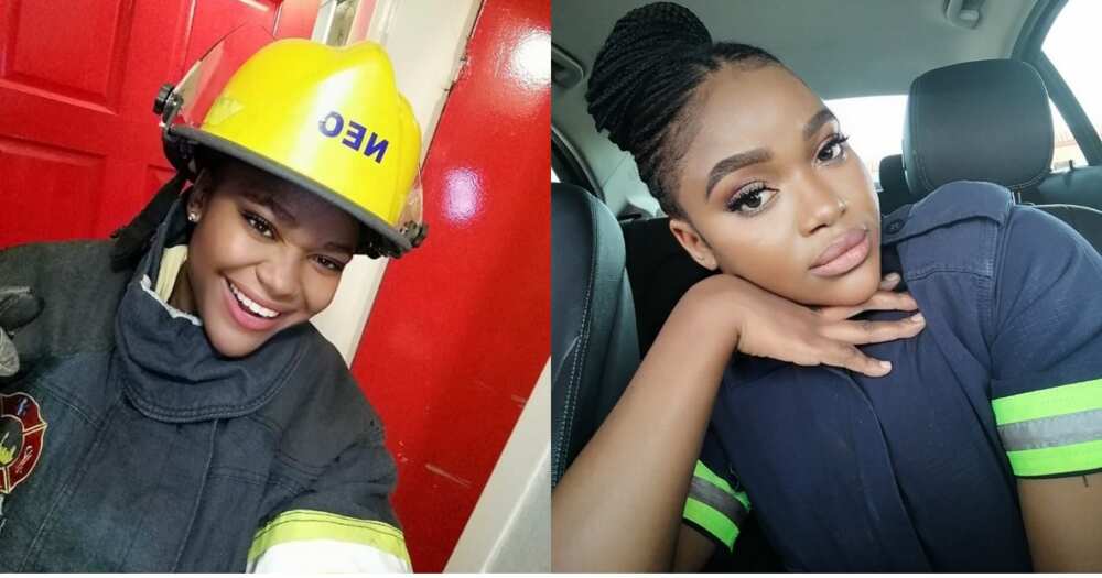 Female firefighter sets social media alight with her flawless beauty