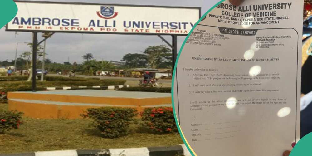 Ambrose Alli University (AAU), Ekpoma, Benin state, medical students