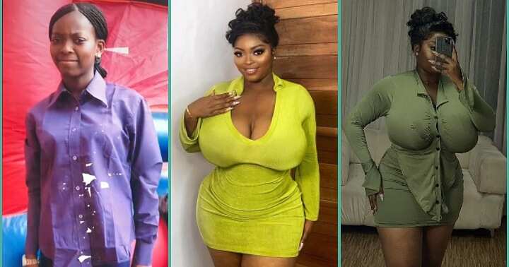 Lady stuns viewers with her body transformation