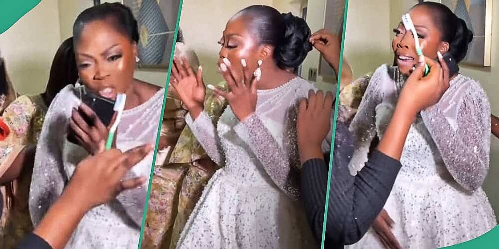 Nigerian bride blows hot on wedding day