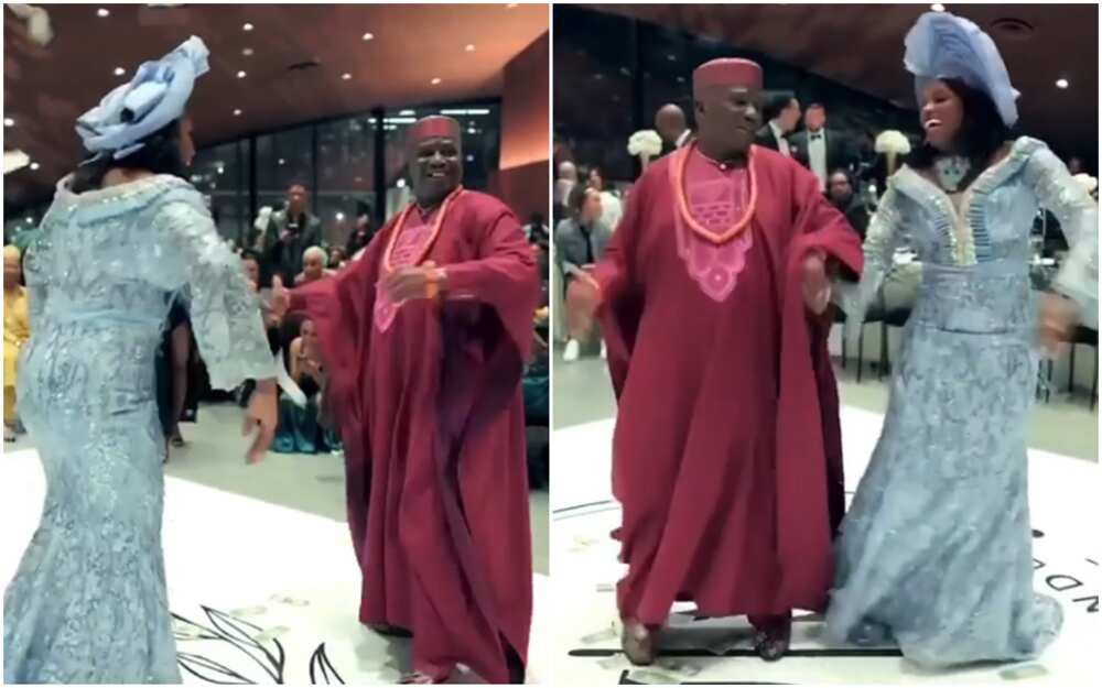 Dad takes to dance floor at his daughter's wedding, dancing to Goya Menor, Ameno Amapiano Remix