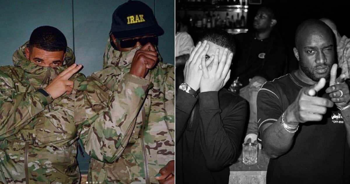 Kanye West & Virgil Abloh Reunite for Emotional Moment at Louis